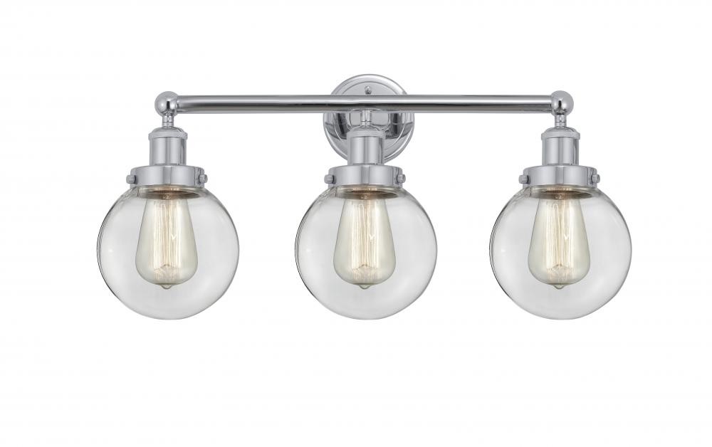 Beacon - 3 Light - 24 inch - Polished Chrome - Bath Vanity Light