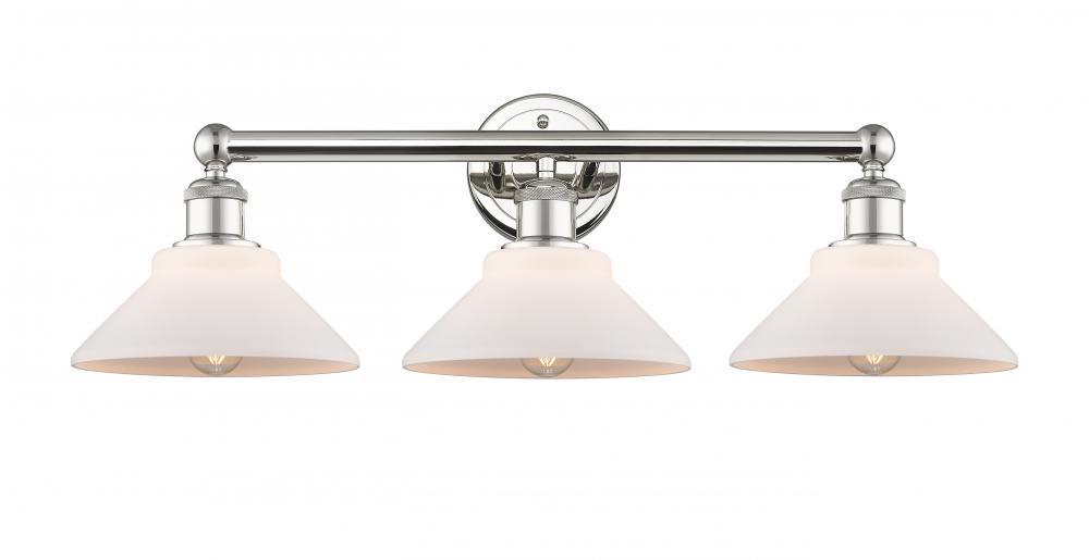 Orwell - 3 Light - 26 inch - Polished Nickel - Bath Vanity Light