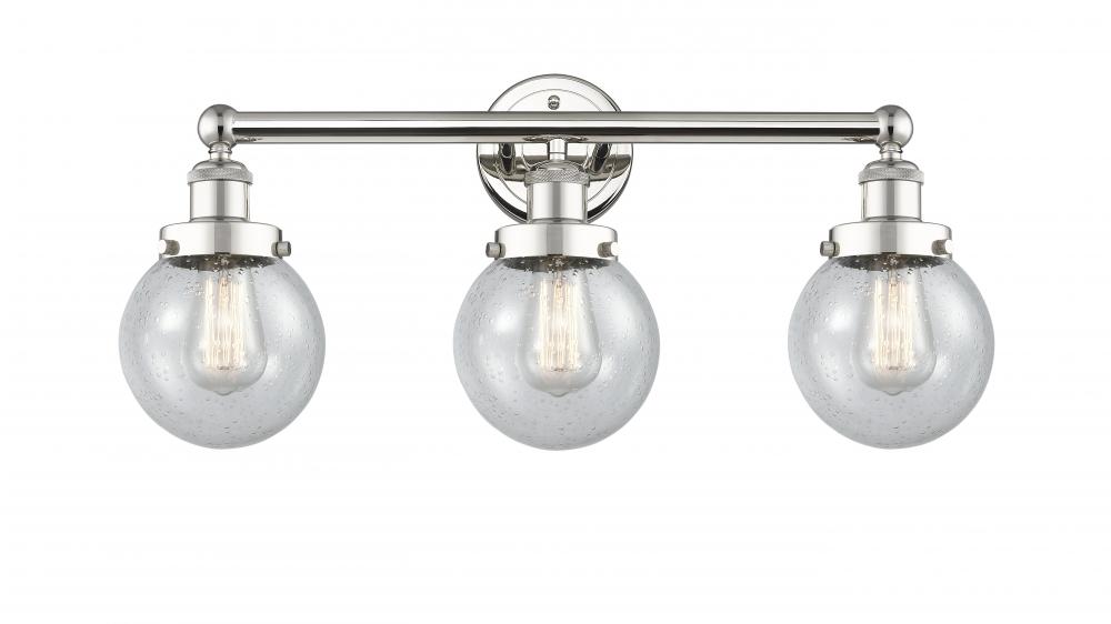 Beacon - 3 Light - 24 inch - Polished Nickel - Bath Vanity Light