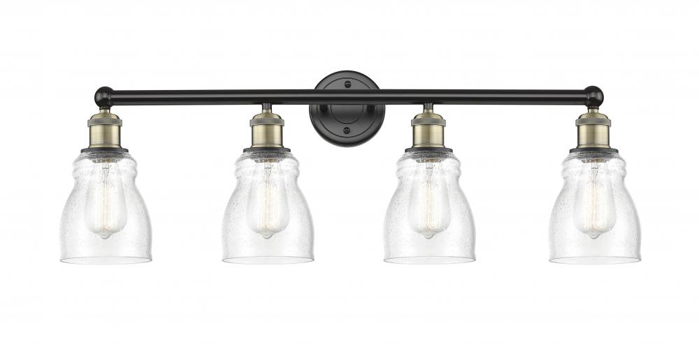 Ellery - 4 Light - 32 inch - Black Antique Brass - Bath Vanity Light