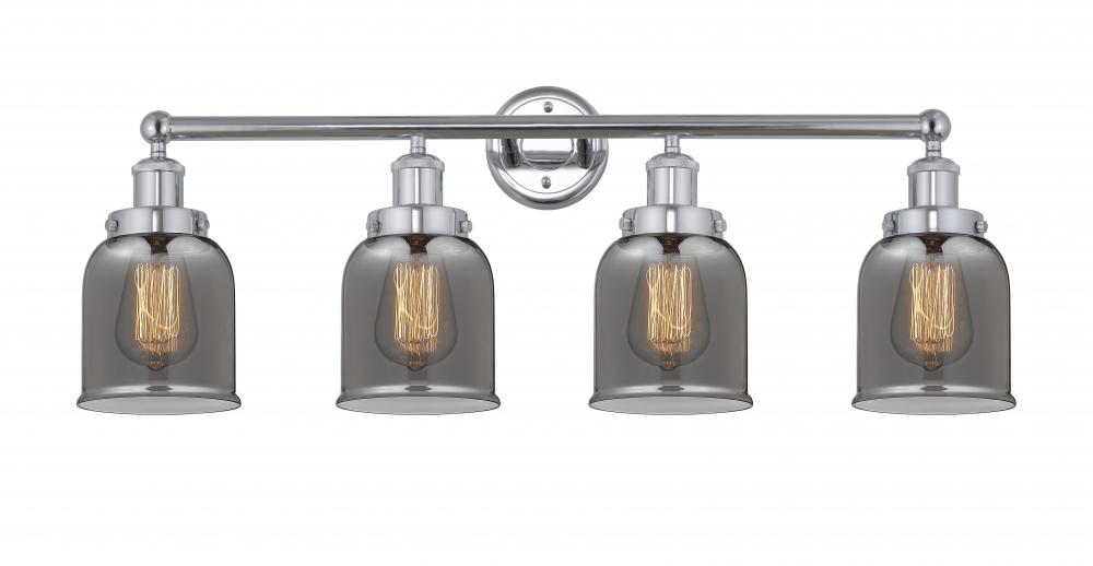 Bell - 4 Light - 32 inch - Polished Chrome - Bath Vanity Light