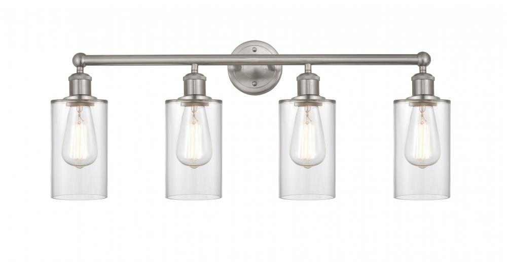 Clymer - 4 Light - 31 inch - Brushed Satin Nickel - Bath Vanity Light