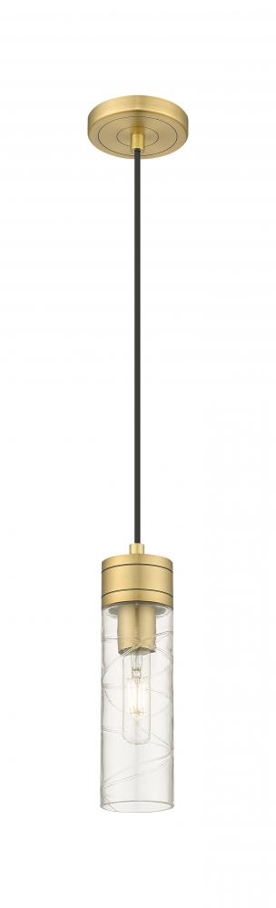 Boreas - 1 Light - 3 inch - Brushed Brass - Cord Hung - Mini Pendant