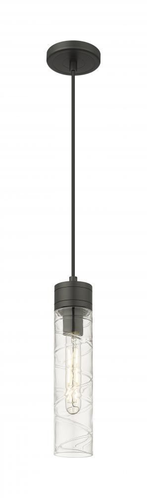 Boreas - 1 Light - 3 inch - Matte Black - Cord Hung - Mini Pendant