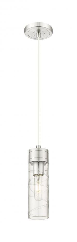 Boreas - 1 Light - 3 inch - Satin Nickel - Cord Hung - Mini Pendant