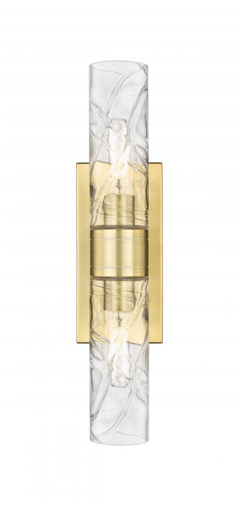 Boreas - 2 Light - 18 inch - Satin Gold - Bath Vanity Light