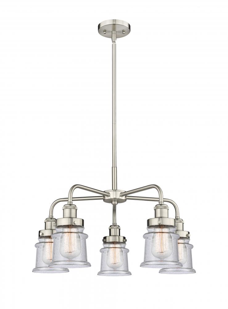 Canton - 5 Light - 24 inch - Satin Nickel - Chandelier