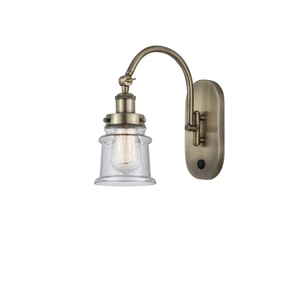 Canton - 1 Light - 7 inch - Antique Brass - Sconce