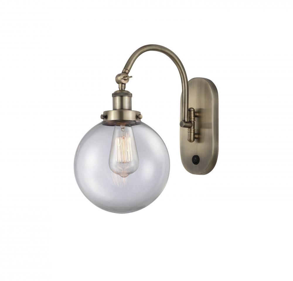 Beacon - 1 Light - 8 inch - Antique Brass - Sconce