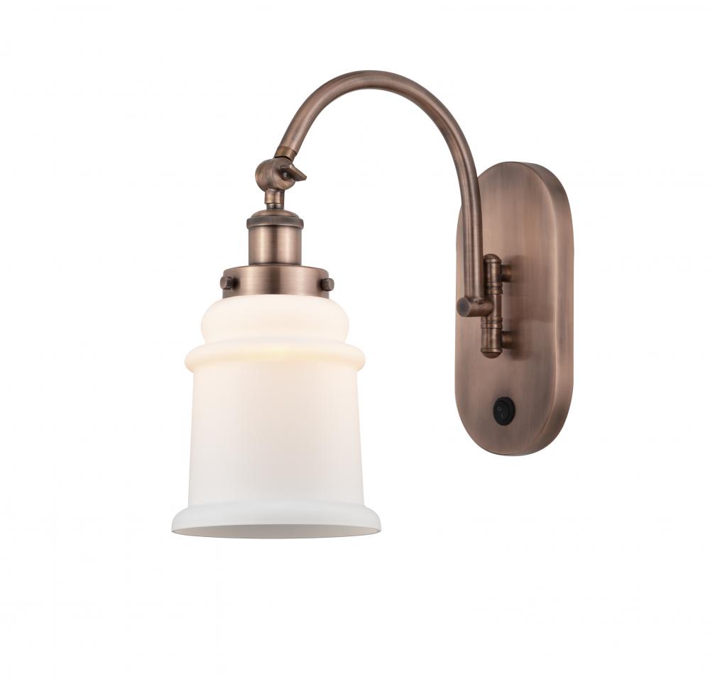 Canton - 1 Light - 7 inch - Antique Copper - Sconce