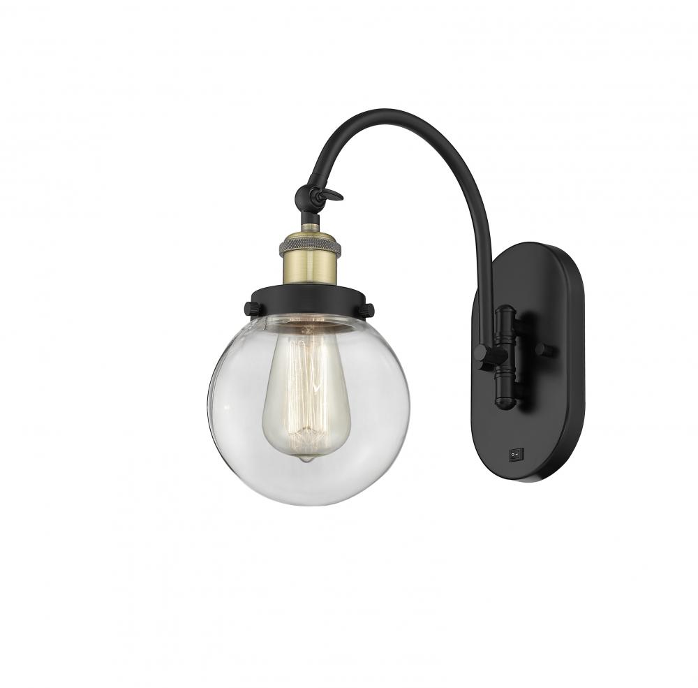 Beacon - 1 Light - 6 inch - Black Antique Brass - Sconce