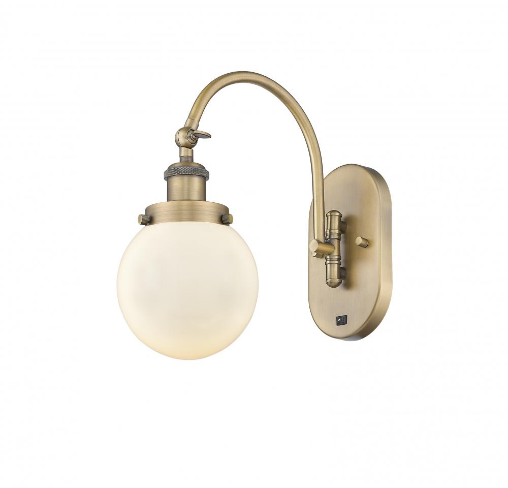 Beacon - 1 Light - 6 inch - Brushed Brass - Sconce