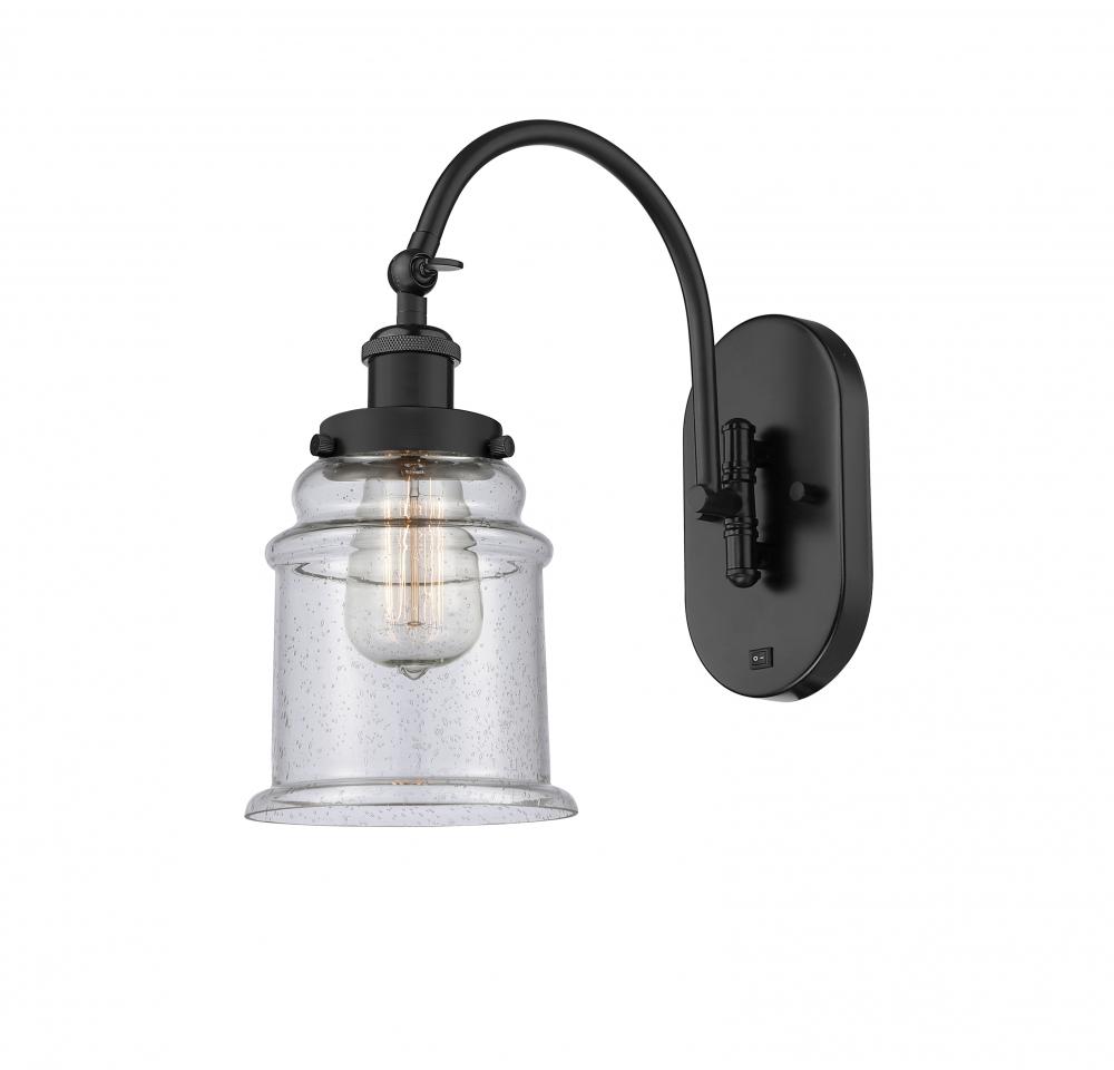 Canton - 1 Light - 7 inch - Matte Black - Sconce