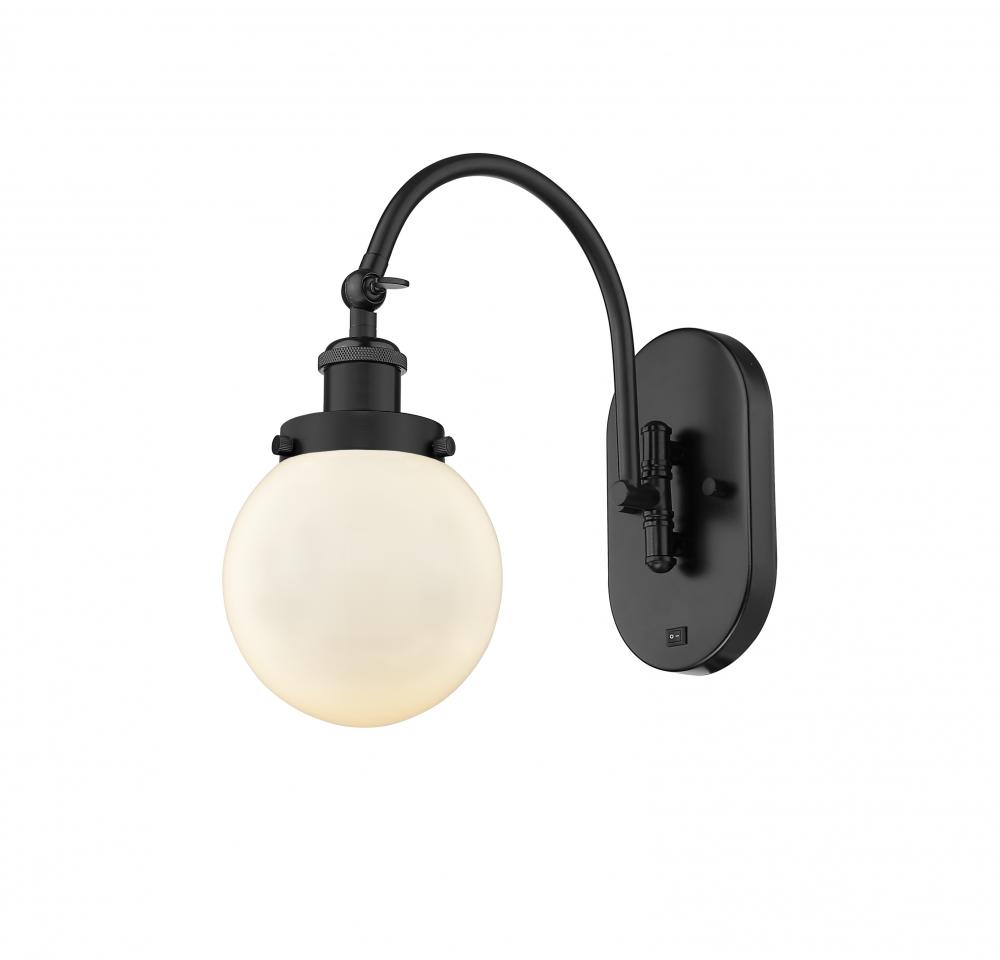 Beacon - 1 Light - 6 inch - Matte Black - Sconce