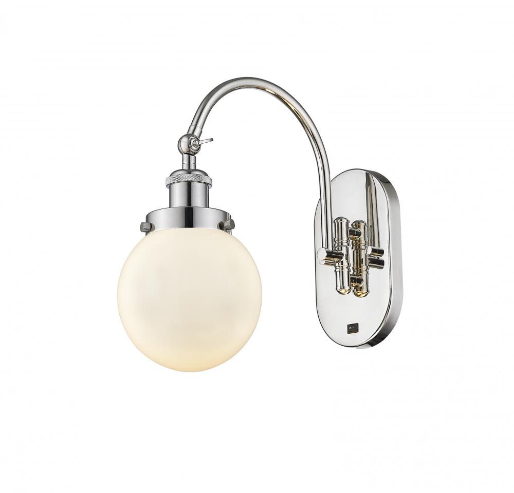 Beacon - 1 Light - 6 inch - Polished Nickel - Sconce