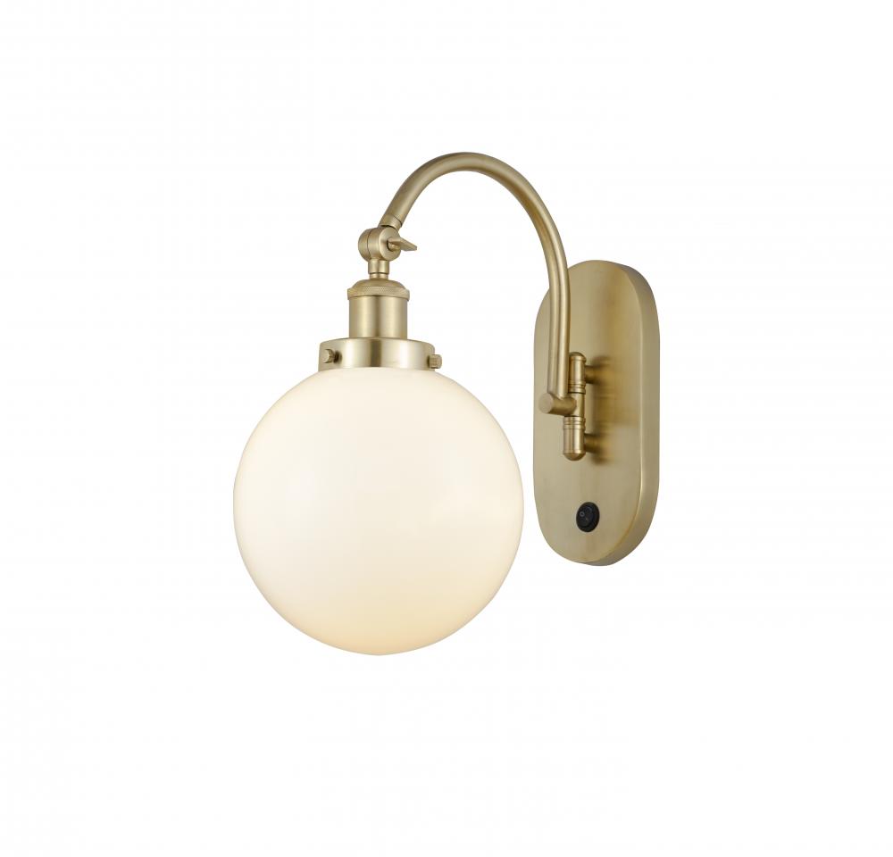 Beacon - 1 Light - 8 inch - Satin Gold - Sconce