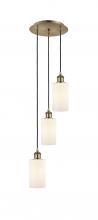 Innovations Lighting 113B-3P-AB-G801 - Clymer - 3 Light - 10 inch - Antique Brass - Cord Hung - Multi Pendant