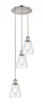 Innovations Lighting 113B-3P-PN-G394 - Ellery - 3 Light - 12 inch - Polished Nickel - Cord Hung - Multi Pendant