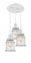 Innovations Lighting 113W-10W-0HW-G184 - Whitney - 3 Light - 10 inch - White - Cord hung - Multi Pendant