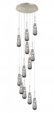 Innovations Lighting 126-452-1P-SN-G452-4SM - Milan - 12 Light - 24 inch - Brushed Satin Nickel - Multi Pendant