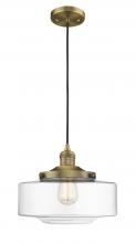 Innovations Lighting 201C-BB-G692-12 - Bridgeton - 1 Light - 12 inch - Brushed Brass - Cord hung - Mini Pendant