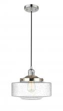 Innovations Lighting 201C-PN-G694-12 - Bridgeton - 1 Light - 12 inch - Polished Nickel - Cord hung - Mini Pendant