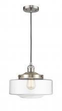 Innovations Lighting 201C-SN-G692-12 - Bridgeton - 1 Light - 12 inch - Brushed Satin Nickel - Cord hung - Mini Pendant