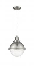 Innovations Lighting 201C-SN-HFS-84-SN - Hampden - 1 Light - 9 inch - Brushed Satin Nickel - Cord hung - Mini Pendant