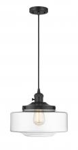 Innovations Lighting 201CSW-BK-G692-12 - Bridgeton - 1 Light - 16 inch - Matte Black - Cord hung - Mini Pendant