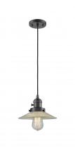 Innovations Lighting 201CSW-OB-G2 - Halophane - 1 Light - 9 inch - Oil Rubbed Bronze - Cord hung - Mini Pendant