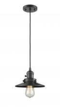  201CSW-OB-M5-LED - Railroad - 1 Light - 8 inch - Oil Rubbed Bronze - Cord hung - Mini Pendant