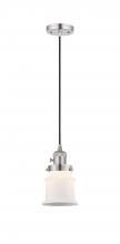 Innovations Lighting 201CSW-PN-G181S - Canton - 1 Light - 5 inch - Polished Nickel - Cord hung - Mini Pendant