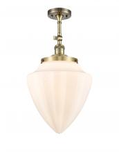 Innovations Lighting 201F-AB-G661-12 - Beacon - 1 Light - 12 inch - Antique Brass - Semi-Flush Mount