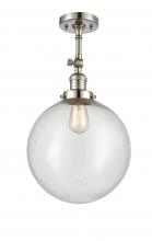 Innovations Lighting 201F-PN-G204-12 - Beacon - 1 Light - 12 inch - Polished Nickel - Semi-Flush Mount