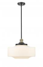  201S-BAB-G691-16 - Bridgeton - 1 Light - 12 inch - Black Antique Brass - Stem Hung - Mini Pendant