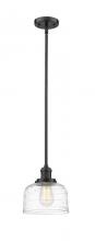 Innovations Lighting 201S-OB-G713 - Bell - 1 Light - 8 inch - Oil Rubbed Bronze - Stem Hung - Mini Pendant