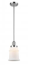 Innovations Lighting 201S-PC-G181 - Canton - 1 Light - 7 inch - Polished Chrome - Stem Hung - Mini Pendant