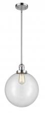 Innovations Lighting 201S-PC-G202-12 - Beacon - 1 Light - 12 inch - Polished Chrome - Stem Hung - Mini Pendant