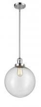 Innovations Lighting 201S-PC-G204-12 - Beacon - 1 Light - 12 inch - Polished Chrome - Stem Hung - Mini Pendant