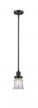 Innovations Lighting 201S-PN-G181 - Canton - 1 Light - 7 inch - Polished Nickel - Stem Hung - Mini Pendant