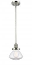 Innovations Lighting 201S-PN-G322 - Olean - 1 Light - 7 inch - Polished Nickel - Stem Hung - Mini Pendant