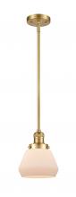 Innovations Lighting 201S-SG-G171 - Fulton - 1 Light - 7 inch - Satin Gold - Stem Hung - Mini Pendant