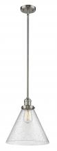 Innovations Lighting 201S-SN-G44-L-LED - Cone - 1 Light - 12 inch - Brushed Satin Nickel - Stem Hung - Mini Pendant