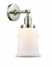 Innovations Lighting 203-PN-G181 - Canton - 1 Light - 7 inch - Polished Nickel - Sconce