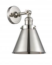 Innovations Lighting 203-PN-M13-PN - Appalachian - 1 Light - 8 inch - Polished Nickel - Sconce