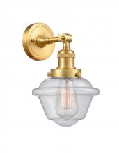 Innovations Lighting 203-SG-G534 - Oxford - 1 Light - 8 inch - Satin Gold - Sconce