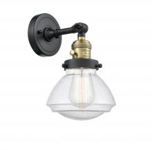 Innovations Lighting 203SW-BAB-G324 - Olean - 1 Light - 7 inch - Black Antique Brass - Sconce