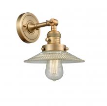 Innovations Lighting 203SW-BB-G2 - Halophane - 1 Light - 9 inch - Brushed Brass - Sconce