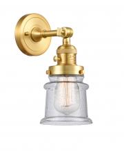 Innovations Lighting 203SW-SG-G184S - Canton - 1 Light - 5 inch - Satin Gold - Sconce