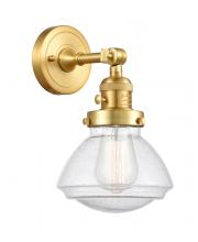 Innovations Lighting 203SW-SG-G324 - Olean - 1 Light - 7 inch - Satin Gold - Sconce